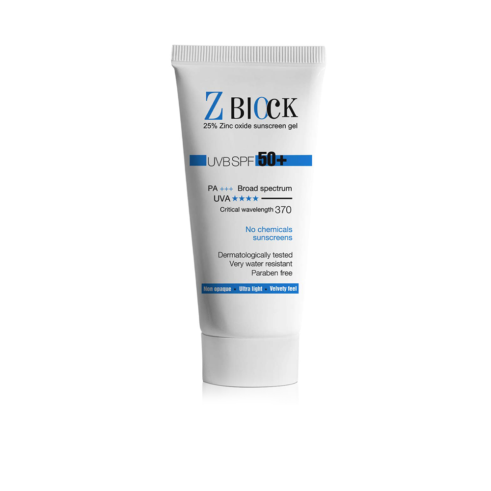 Z Block 100% Physical Sunscreen with Zinc Oxide SPF 50 - 50 ml