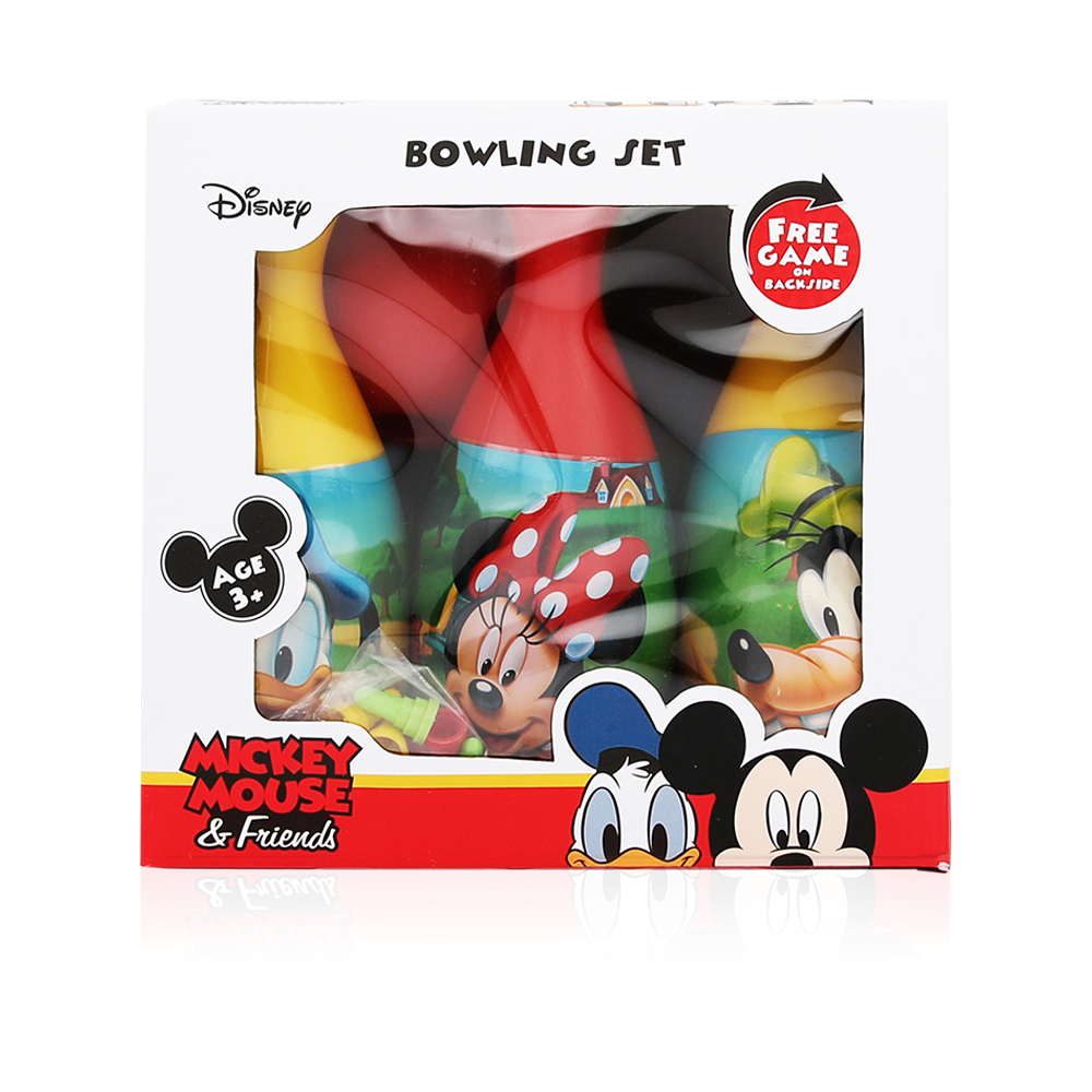 Bowling Set - Mickey Mouse - Age 3+