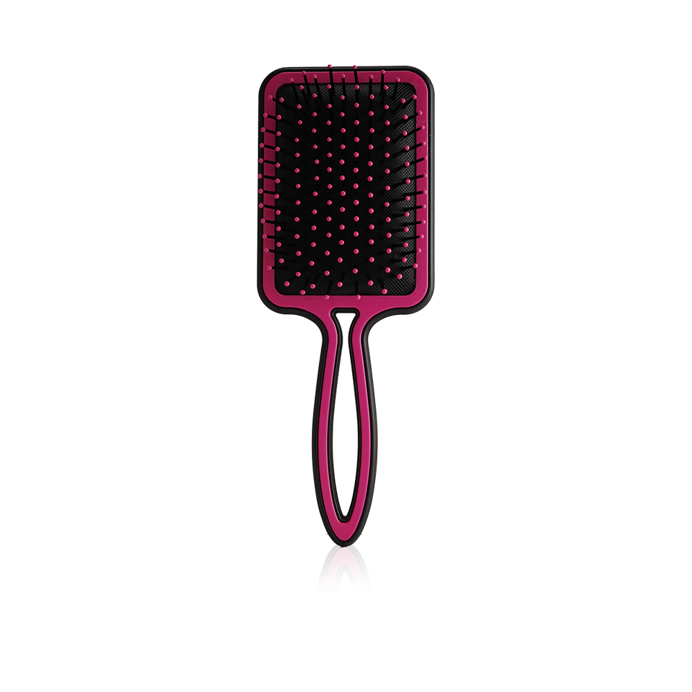 Hair Brush - Black & Hot Pink