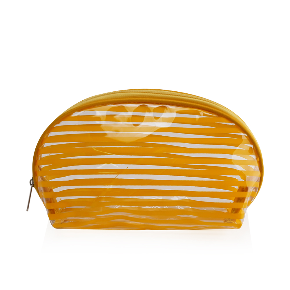 Cosmetic Transparent Bag - Orange