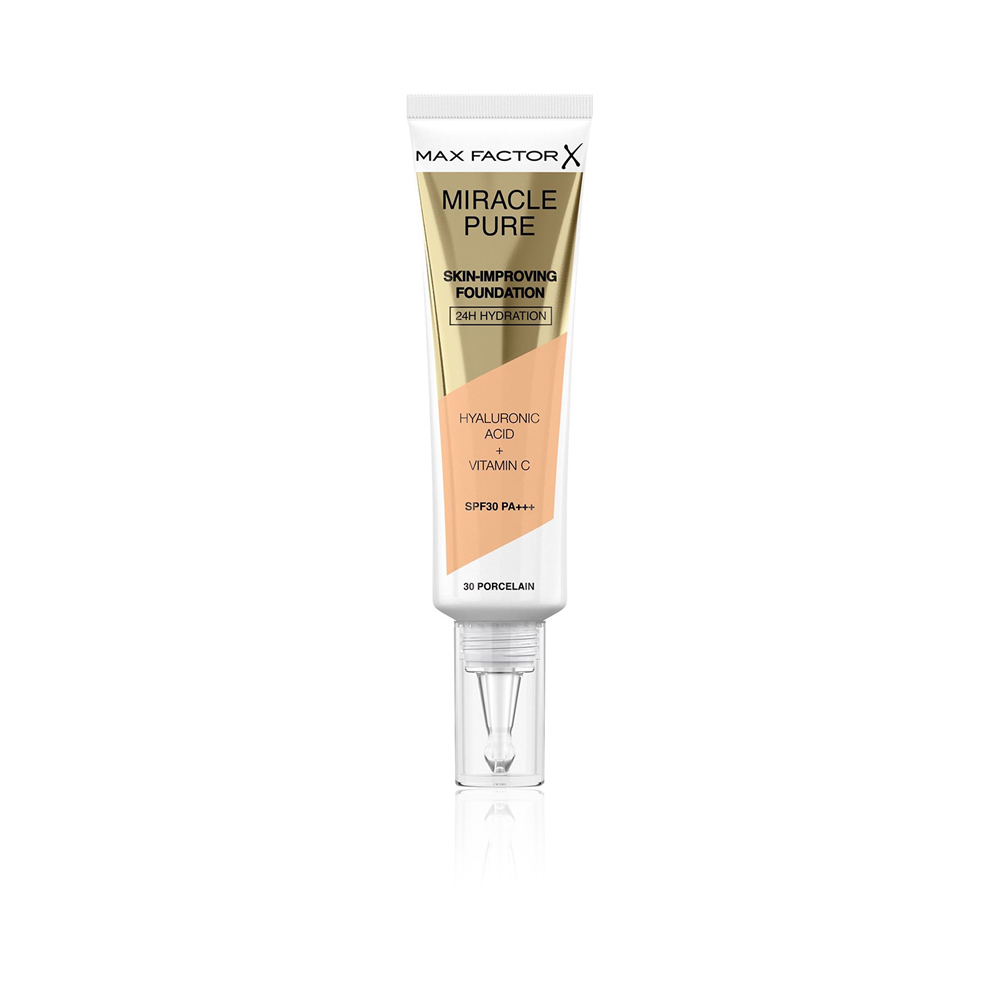 Miracle Pure Skin Improving Foundation With SPF 30 - N 40 - Light Ivory Liquid Foundation