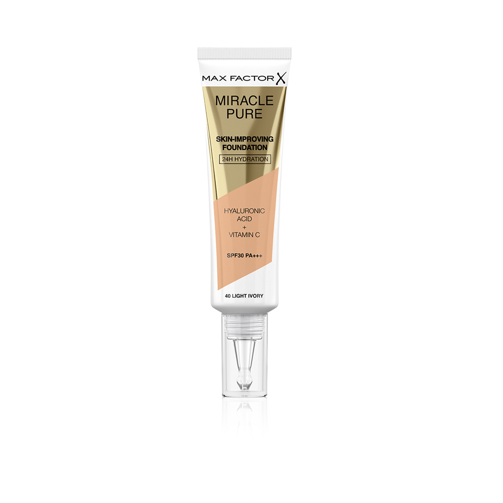 Miracle Pure Skin Improving Foundation With SPF 30 - N 40 - Light Ivory