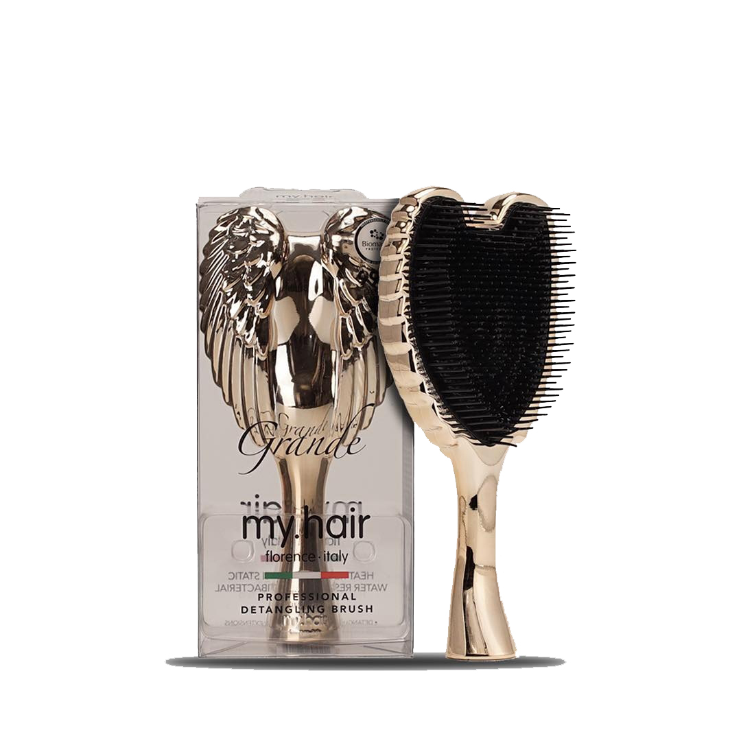 Hair Brushes Small Gold