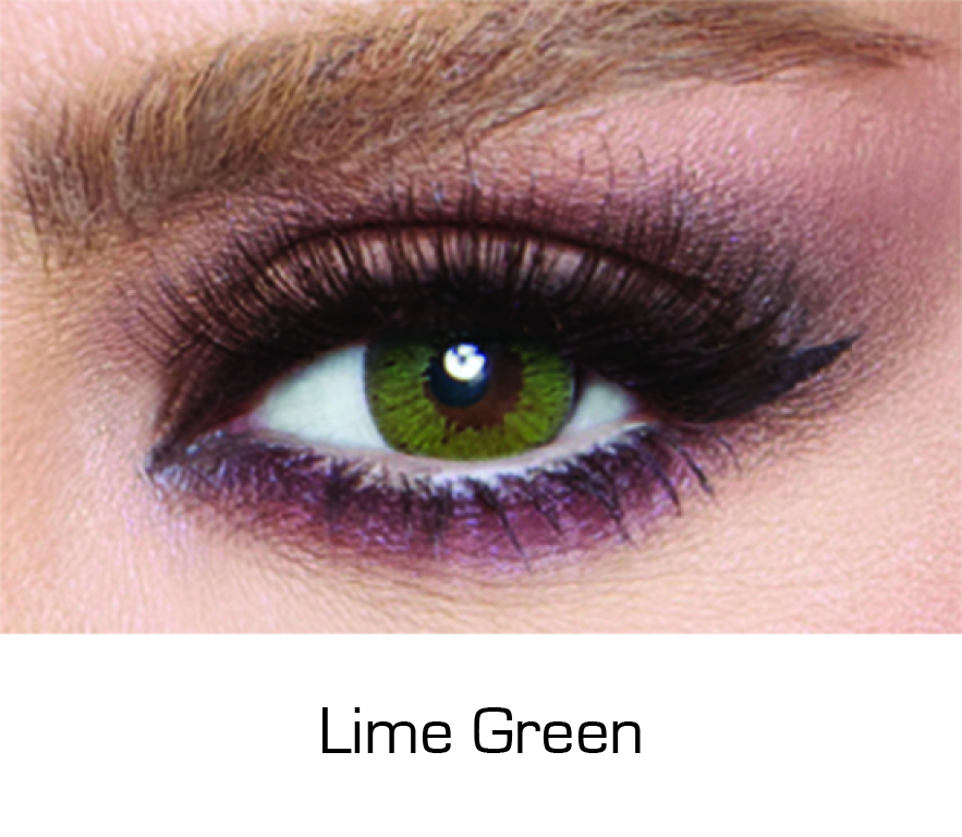 Contact Lenses Glow Lime Green Monthly