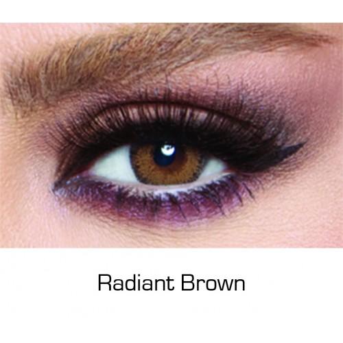 Contact Lenses Glow Radiant Brown Monthly