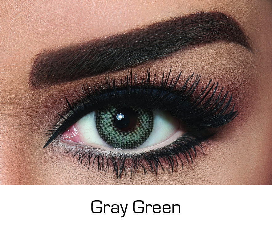 Contact Lenses Diamond Gray Green Monthly