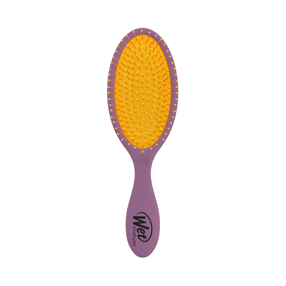 Neon Hair Brush - Plum
