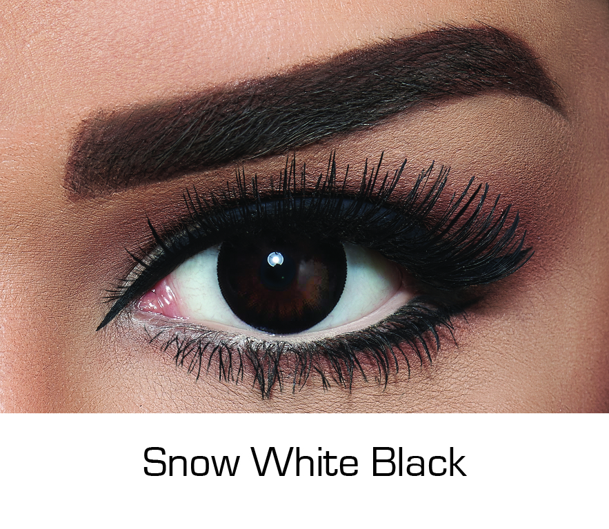 Contact Lenses Snow White Black Monthly