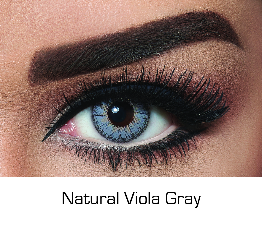 Contact Lenses Natural Viola Gray Monthly