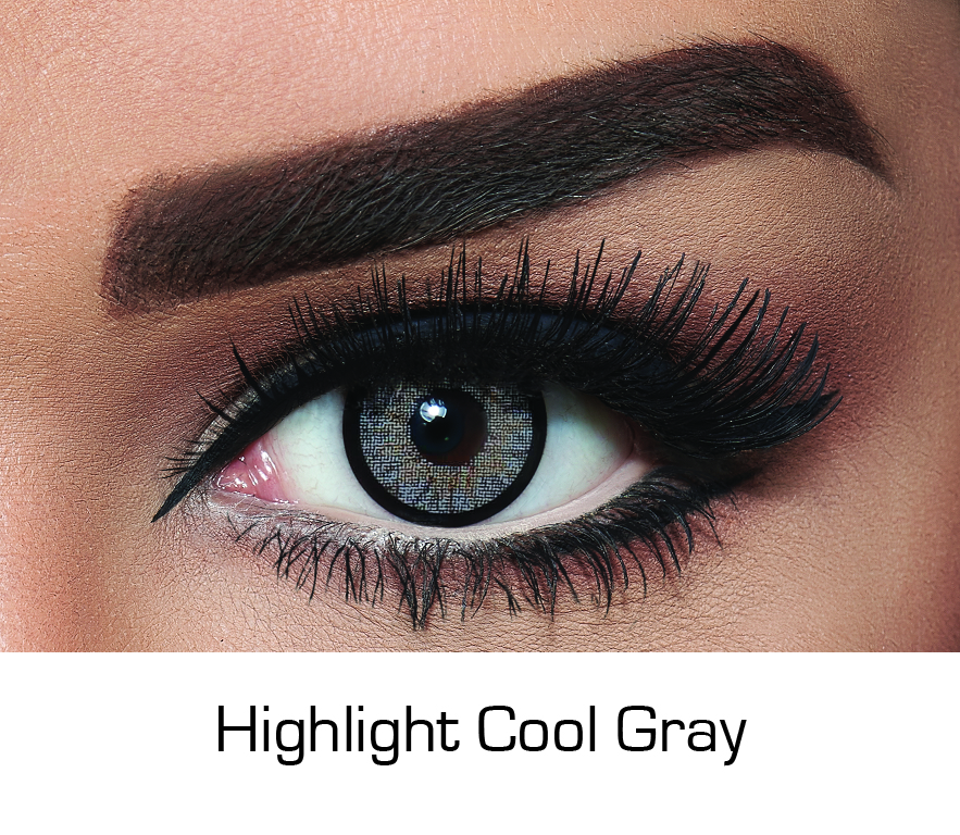 Contact Lenses Highlight Cool Gray Monthly